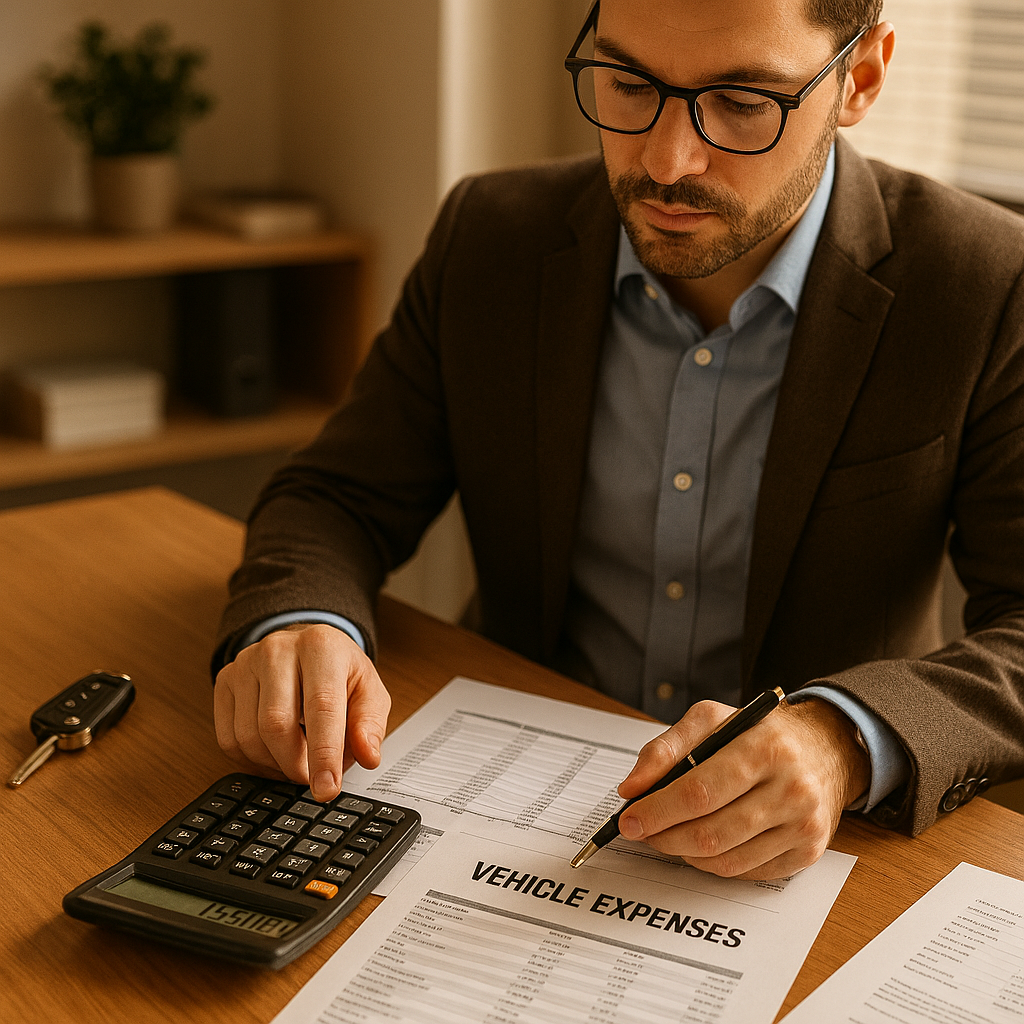 GTA realtor calculating mileage deductions and vehicle expenses